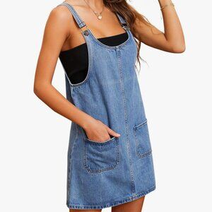 Lily Parker Denim Overall Dress